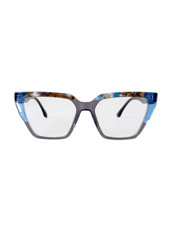 Montura para lentes formulados-Acetato- Simona Blue