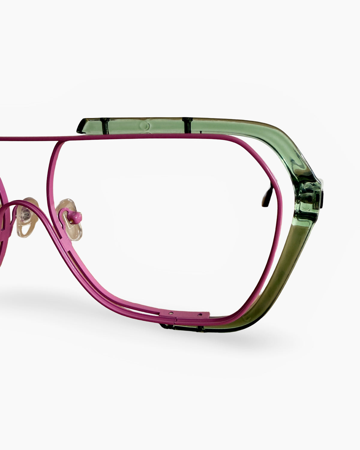 Montura tipo piloto- Beat Pink Green- Flappers
