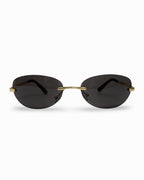 Gafas de Sol- Tres Piezas- Filtro UV400- Martini Gold Black- Flappers