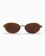 Gafas de Sol Doradas- Filtro UV400- Amaia Gold Brown- Flappers