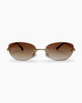 Gafas de Sol- Tres Piezas- Filtro UV400- Martini Gold Brown- Flappers