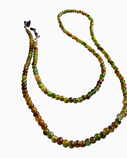Cadena para gafas- Pearl Green- Flappers