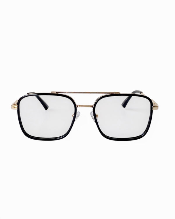Montura para lentes formulados- Brad Black Gold