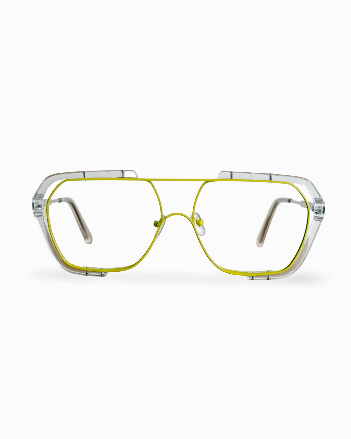 Montura tipo piloto- Beat Yellow Silver- Flappers