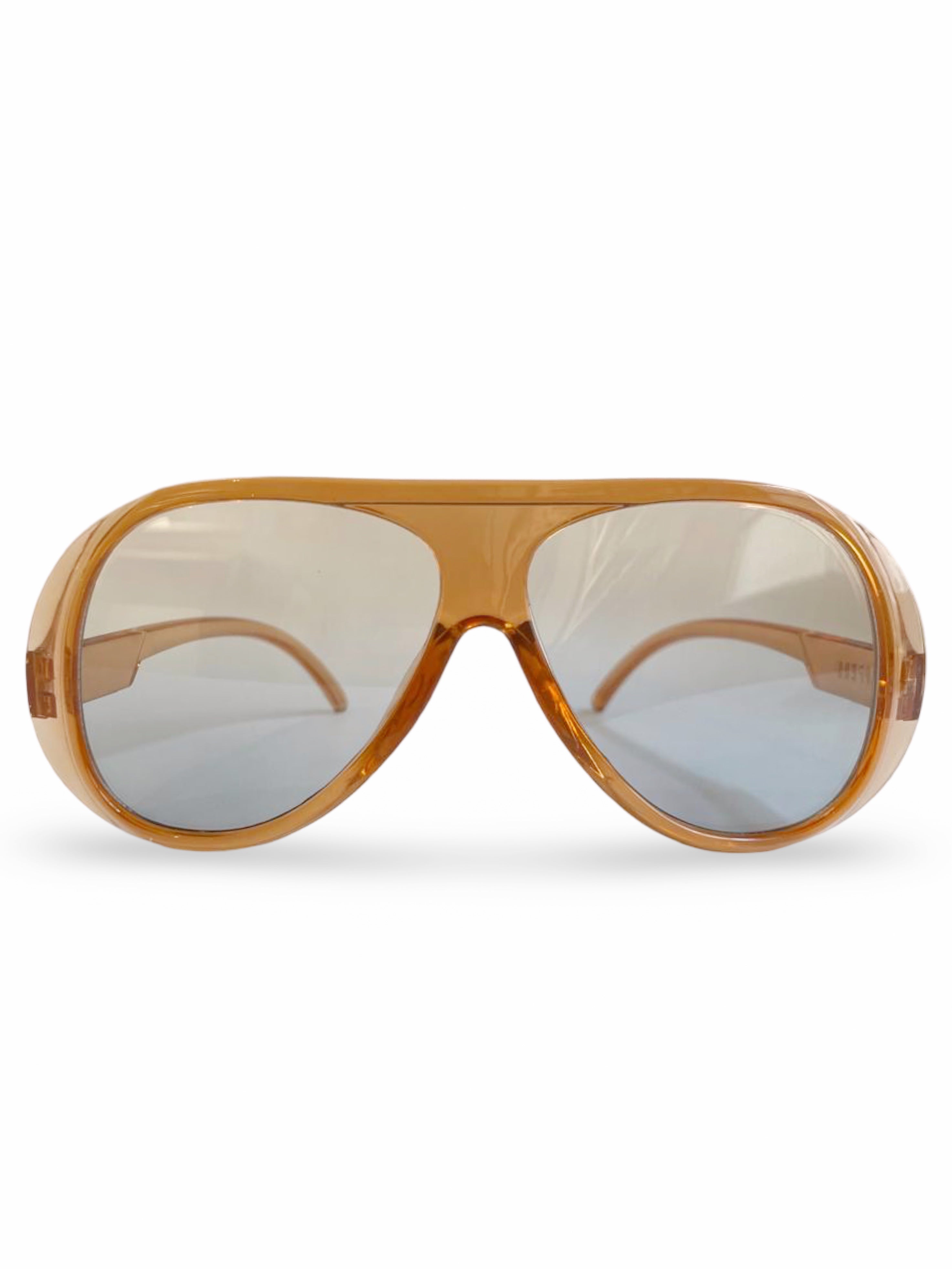 Gafas de Sol Grandes Filtro UV400- Big Aviator Honey Blue| Flappers