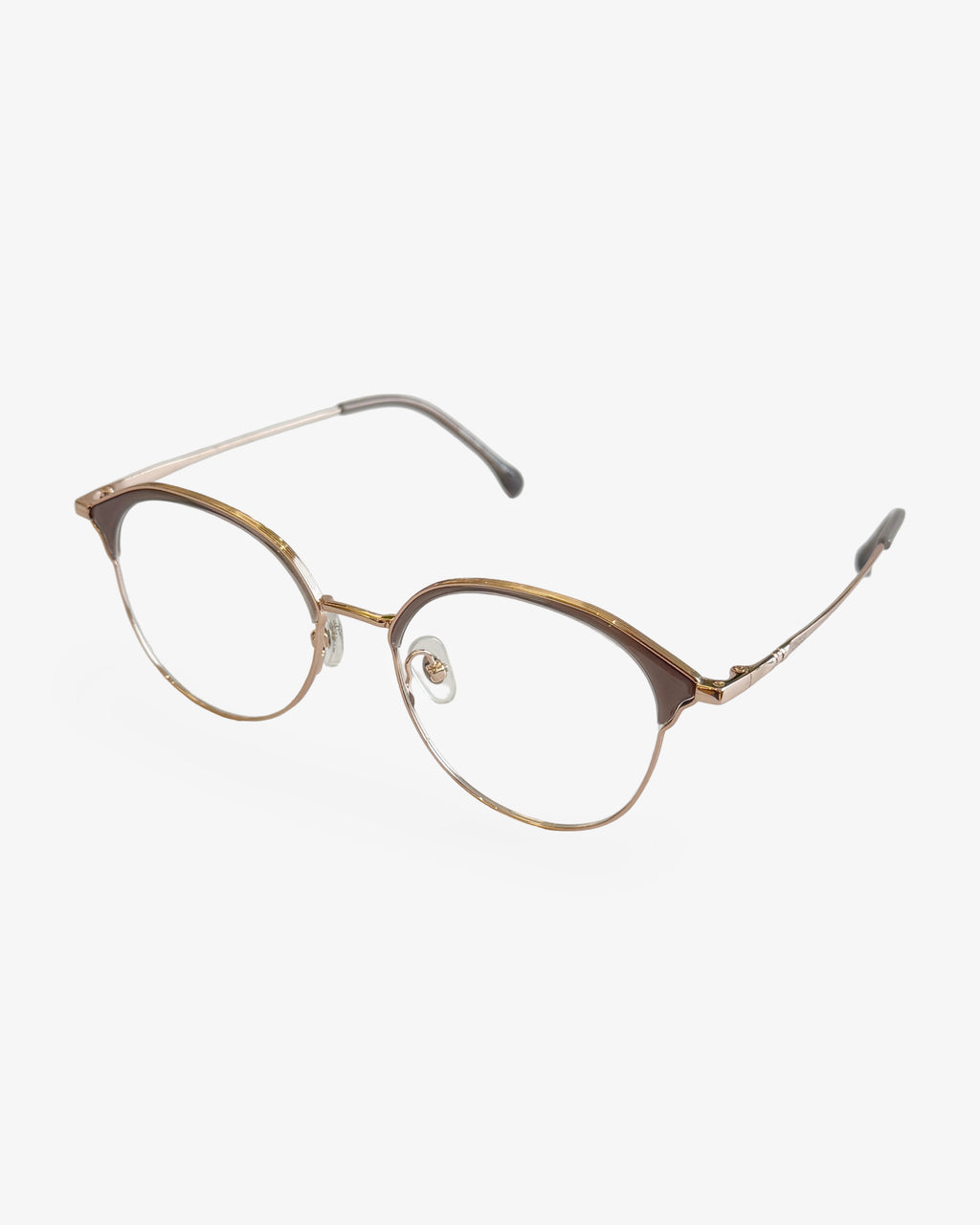 Montura Metalica para lentes formulados-Tina Gold Nude- Flappers