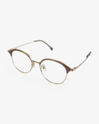Montura Metalica para lentes formulados-Tina Gold Nude- Flappers
