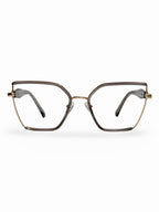 Montura para lentes formulados- Fiore Gold Gray - Flappers