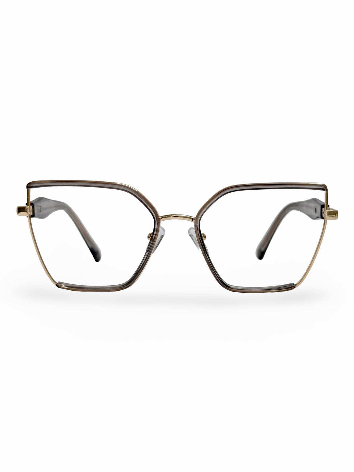 Montura para lentes formulados- Fiore Gold Gray - Flappers