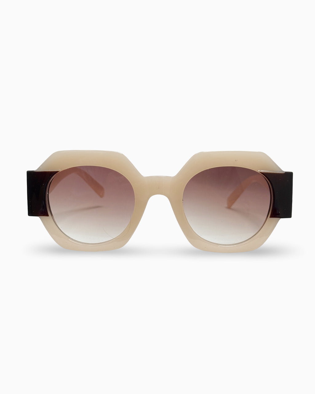Gafas de sol grandes- Filtro UV400- Mermaid Cream- Flappers