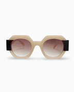 Gafas de sol grandes- Filtro UV400- Mermaid Cream- Flappers