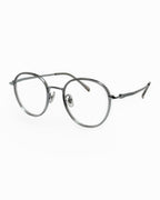 Montura Unisex para lentes formulados- Round Silver Grey- Flappers