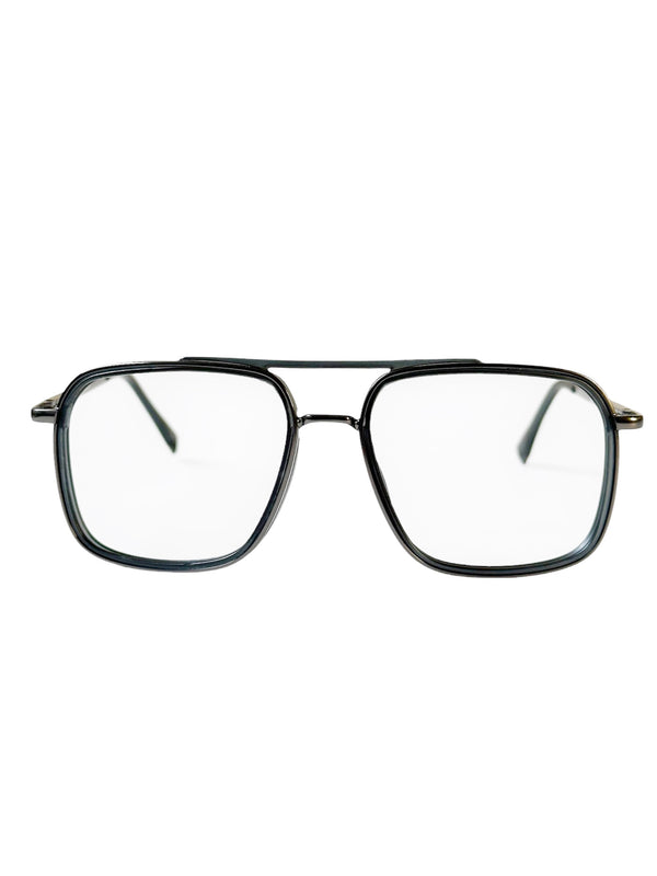 Montura para lentes formulados- Unisex- Aviator Gray