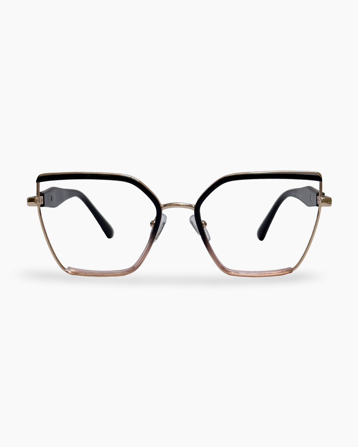 Montura para lentes formulados- Fiore Black Ámbar - Flappers