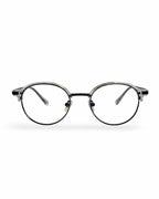 Montura para lentes formulados- Asher Black Clear- TR90- Flappers