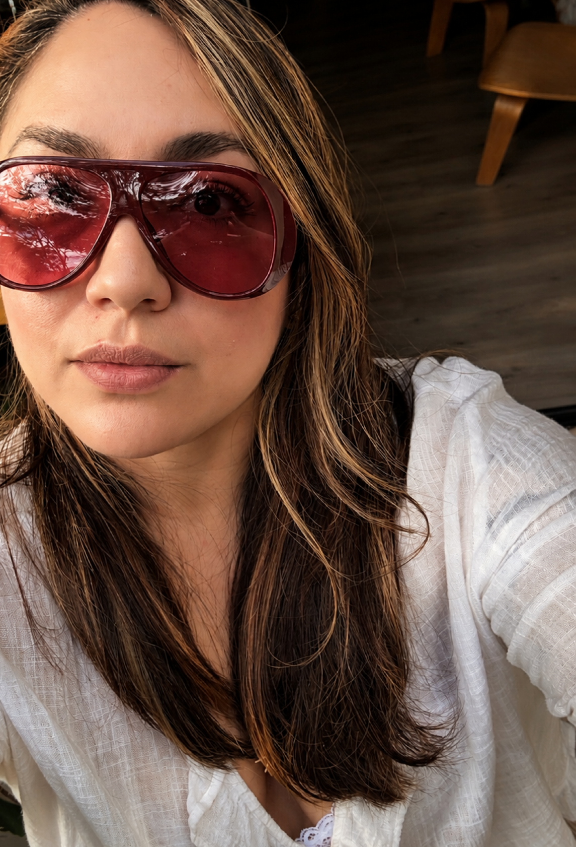 PREVENTA- Gafas de Sol Grandes Filtro UV400- Big Aviator RedWine| Flappers