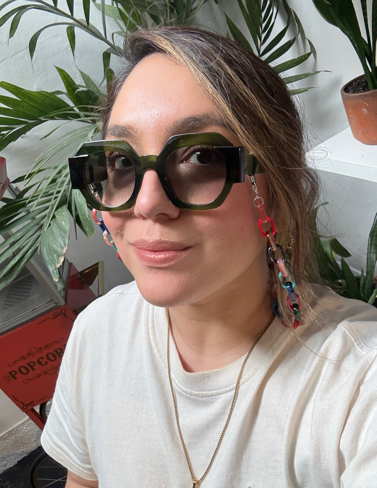 Gafas de sol grandes- Filtro UV400- Mermaid Green- Flappers