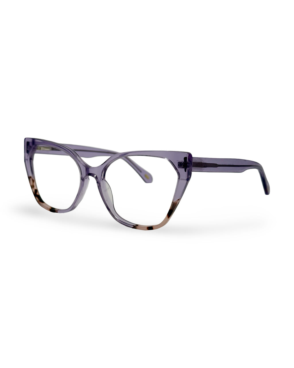Montura para lentes formulados- material TR90 Sweet- Color Morado con carey | Flappers