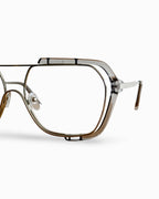 Montura tipo piloto- Beat Grey Silver- Flappers