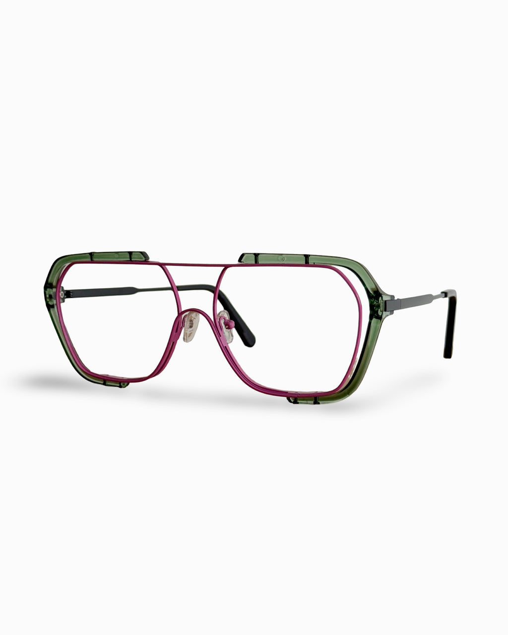 Montura tipo piloto- Beat Pink Green- Flappers