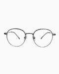 Montura Unisex para lentes formulados- Round Silver Grey- Flappers