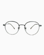 Montura Unisex para lentes formulados- Round Silver Grey- Flappers