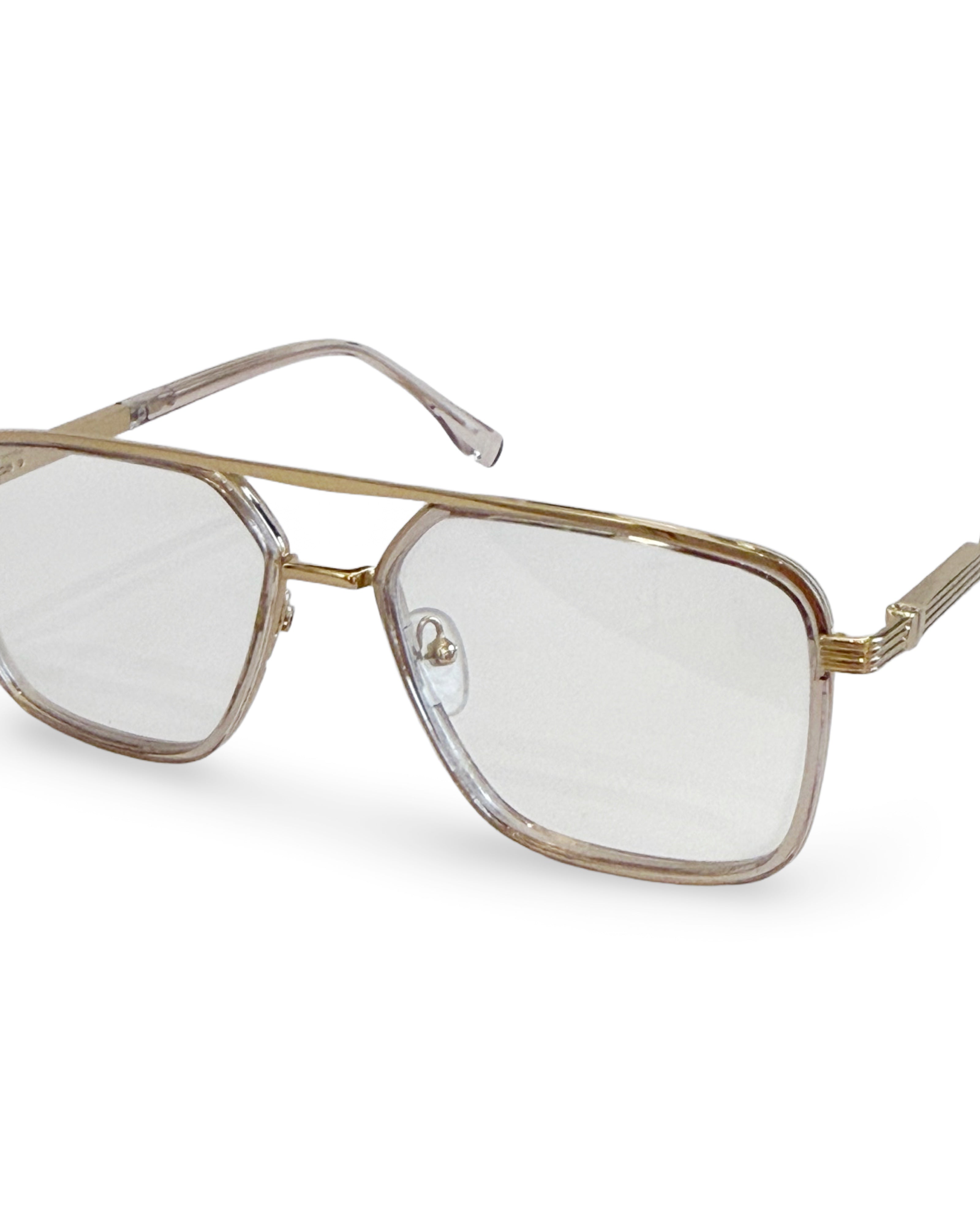 Montura para lentes formulados- Dazz Gold- Flappers