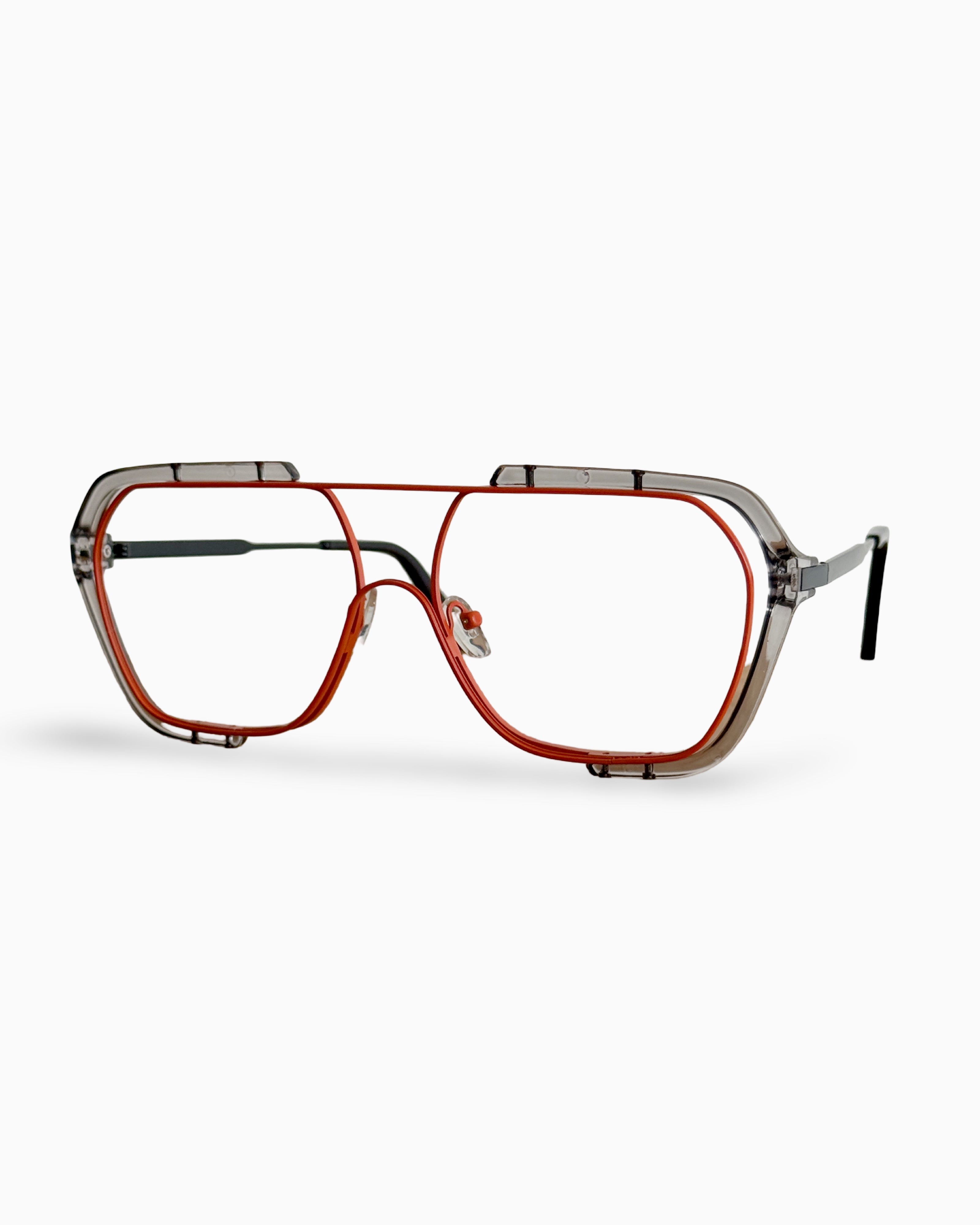 Montura tipo piloto- Beat Orange Grey- Flappers