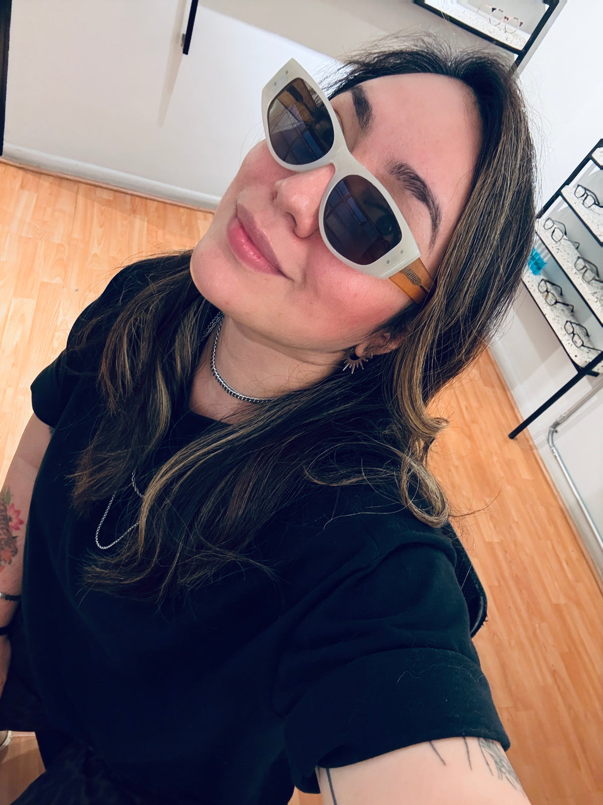 Gafas de sol Acetato- Filtro UV400- Gianni Cream- Flappers