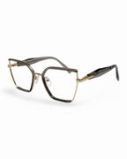 Montura para lentes formulados- Fiore Gold Gray - Flappers