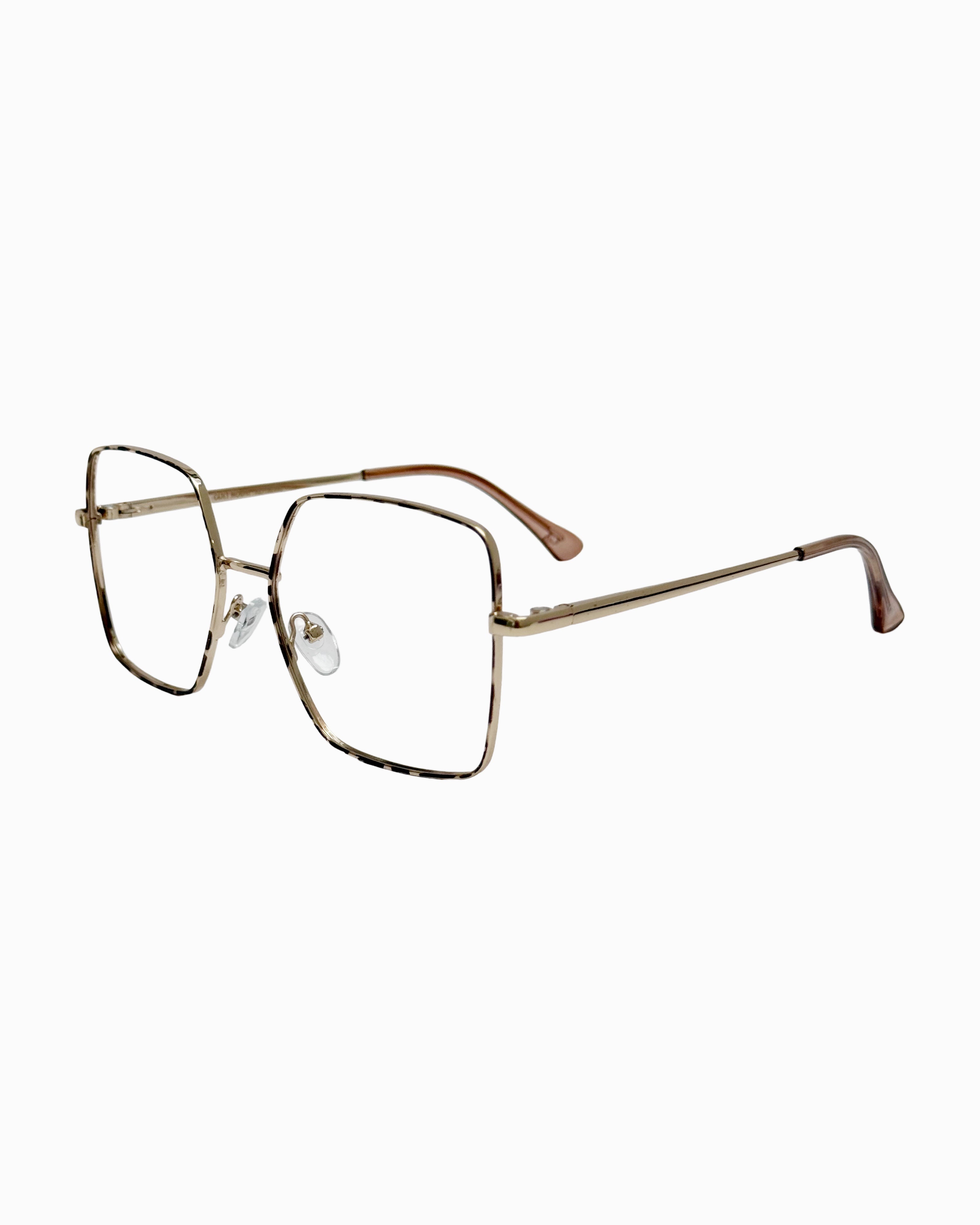 Gafas Clip On- Lentes polarizados- Jude Gold Print| Flappers