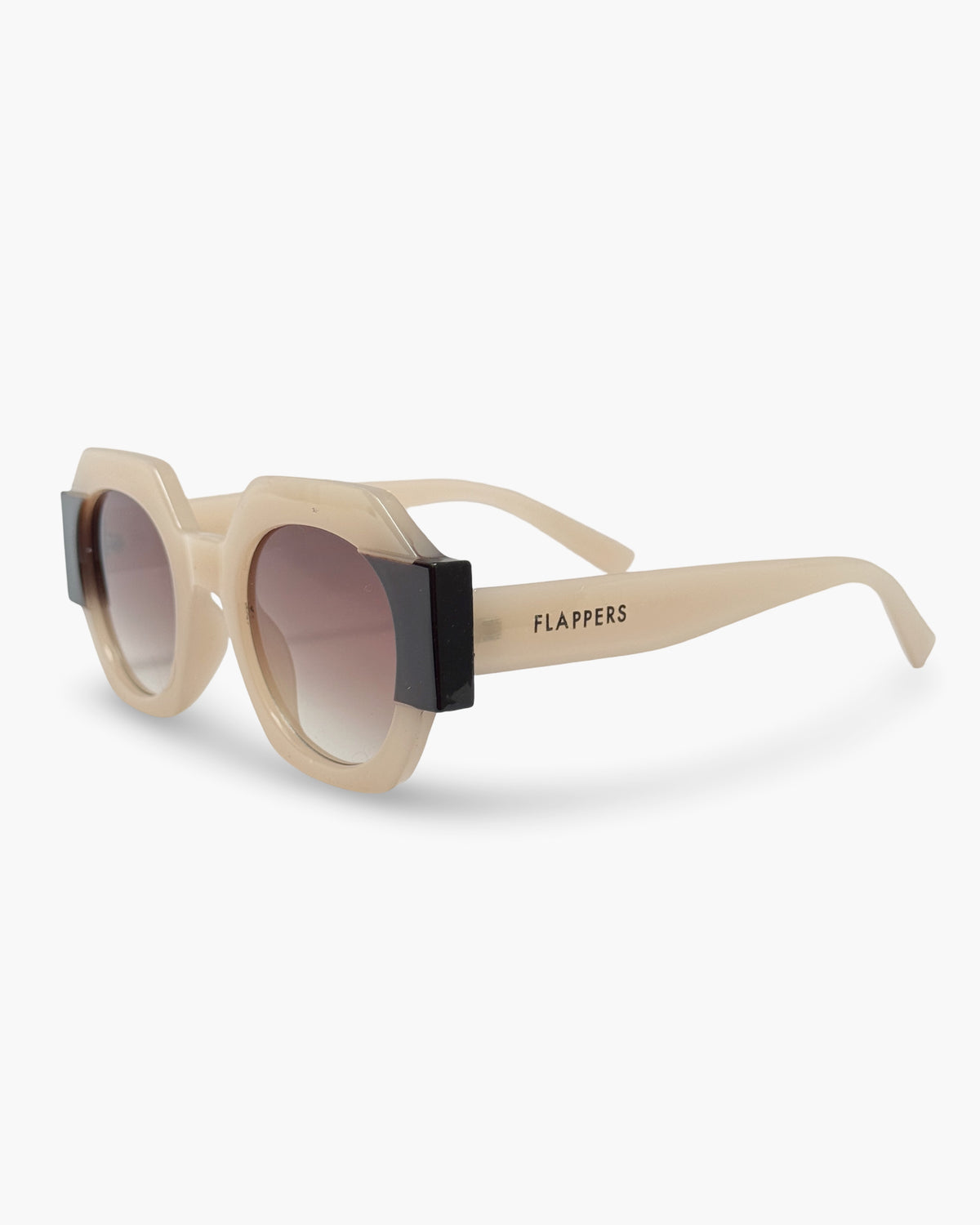 Gafas de sol grandes- Filtro UV400- Mermaid Cream- Flappers