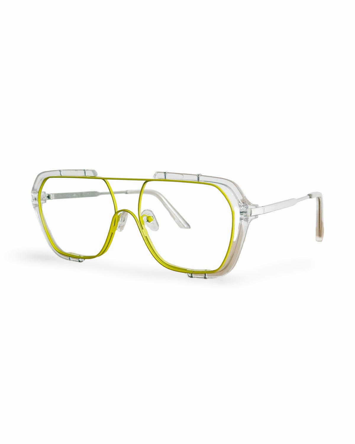 Montura tipo piloto- Beat Yellow Silver- Flappers