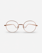 Gafas Redondas- Nick RoseGold- Flappers
